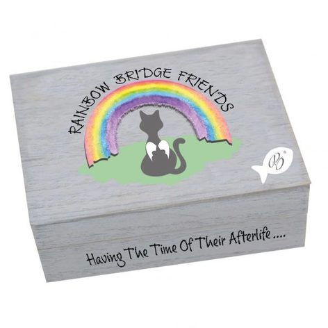 Selling: Memory Boxes - Rainbow Bridge Friends - Rbf Cat Memory Box